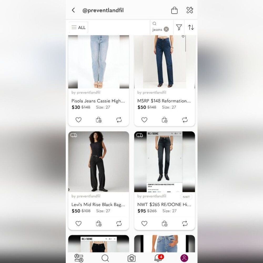 ๐ MSRP $265 RE/DONE Comfort Stretch 90's High Rise Ankle Crop Jean Size 27 - Picture 10 of 12